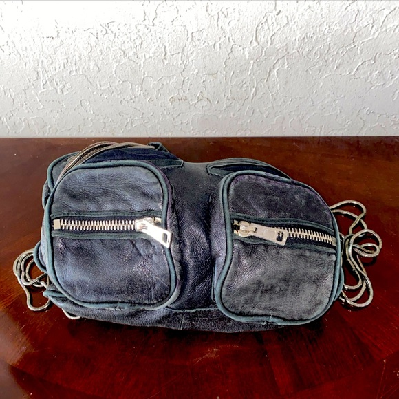 Alexander Wang Brenda Bag, soft leather, chain detail, VG condition, long strap - Picture 13 of 16